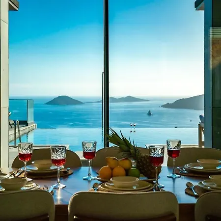 Luxury With Sea View In Kalamar, Kalkan Willa Kaş